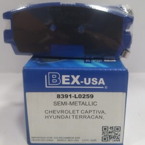PASTILLAS TRASERAS CAPTIVA 2007/ TERRACAN 2004-2006 BEXUSA